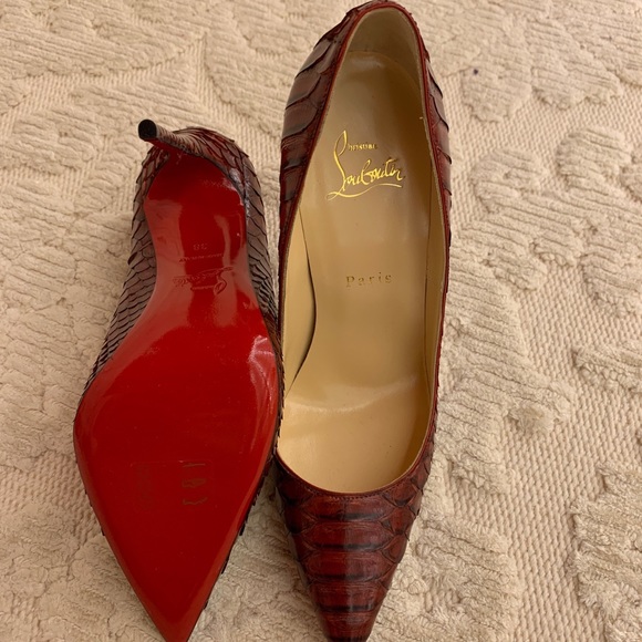 Christian Louboutin Snake Skin - Picture 3 of 5